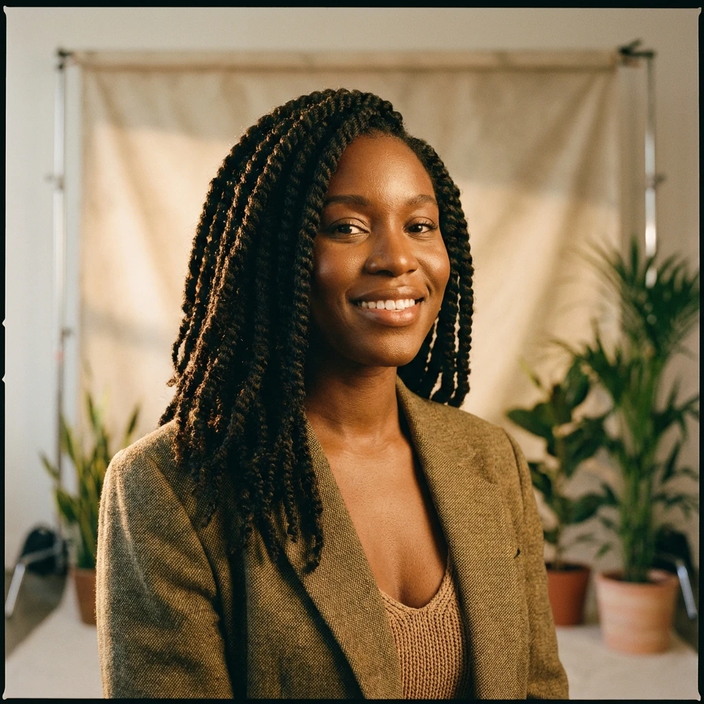 Kinky twists natural hairstyle - Holly Springs hair braider